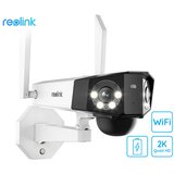 Reolink Duo 2 WiFi Battery IP kamera, bela Cene