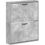  Ormar za cipele na zidu HAARLEM 71 x 17 x 86 cm Betonska siva - Betonska siva | shoptok.hr