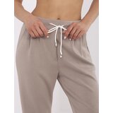 Italy Moda Trousers-DHJ-SP-20523.66P-dark beige | shoptok.hr