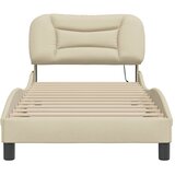  Okvir za krevet bez madraca Hvar krem 90x200cm od tkanine | Eponuda.com