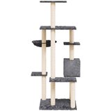  Penjalica za mačke sa stupovima za grebanje tamnosiva 142 cm | shoptok.hr