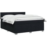  Krevet s box springom, madracem i LED-om Crna 140 x 200 cm | shoptok.hr