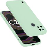  Ohišje, združljiv z Realme v tekoči svetlo zeleni barvi - zaščitni pokrov iz fleksibilnega silikona TPU, (20694449) | Shoptok.si