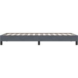 vidaXL posteljni okvir brez vzmetnice temno siva 80x220 cm žamet | Shoptok.si