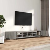  3-dijelni set TV ormarića LED boja hrasta od konstruiranog drva | shoptok.hr