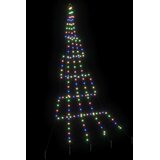  LED Božićno drvce s zemljanim klinovima Šareni 306 cm Metal | shoptok.hr