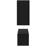 vidaXL Set TV komoda 4 pcs Crni hrast Srednja 60 x 30 x 30 cm | shoptok.hr