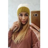 Kesi Cap with fleece Bibiana K264 kiwi + ecru | shoptok.hr
