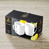  Set 2 Skodelic in Podstavkov, Porcelan, 470ml Cene