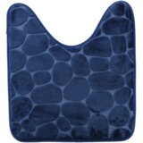 Tendance kupaonski tepih za WC školjku Pebble, 45 x 50 cm, memorijska pjena, plavi | shoptok.hr