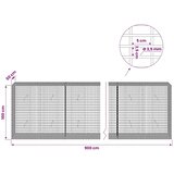  Gabion s žicom debljine 3 5 mm i mrežom 5x2 5 cm 900x50x100 cm - 50 cm 100 cm 900 cm | shoptok.hr