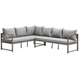 Ambia Garden VRTNA LOUNGE GARNITURA tkanina jeklo | Shoptok.si