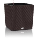 LECHUZA Okrasni lonec CUBE Cottage 30 komplet - Rjava | Shoptok.si