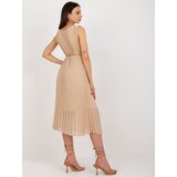 Italy Moda Dress-DHJ-SK-13168.21X-beige | shoptok.hr