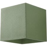 Sollux Lighting Stenska svetilka QUAD 1 zelena oliva, (5000352038) | Shoptok.si