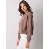 RUE PARIS Sweatshirt-RV-BL-7212.23P-brown | Shoptok.si