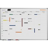 eurokraft basic Nevtralen tedenski planer, 7 denvna razdelitev, ŠxV 900 x 600 mm | Shoptok.si
