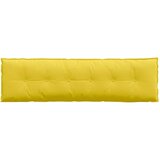  Jastuk za leđa Svijetlo žuta 180 x 19 x 50 cm tkanina | shoptok.hr