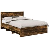  Okvir za krevet s uzglavljem Dimljeni hrast 140 x 200 cm - Dimljeni hrast 140 x 190 cm | shoptok.hr