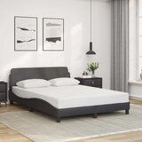  Okvir za krevet Dover sivi 140x200 cm od umjetne kože | shoptok.hr