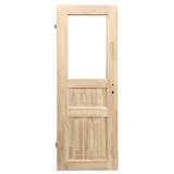 Eurolam Drvena sobna vrata P2 (750 x 2.000 mm, Smjer otvaranja: Lijevo, Smeđa, Središnji položaj: Masivno)
