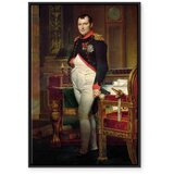  Slika - Jacques-Louis David – Napoleon Bonaparte 60x90 U crnom drvenom okviru | shoptok.hr