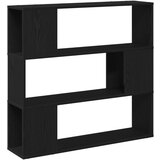 vidaXL Knjigarna Črna Hrast 100x24x94 cm - Inženirski les, (22067800) | Shoptok.si