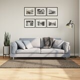  Tepih ISTAN s visokim vlaknima sjajni izgled sivi 120x170 cm | shoptok.hr
