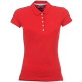Tommy Hilfiger Polo majice kratki rokavi NEW CHIARA Rdeča | Shoptok.si