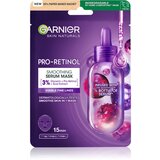 Garnier Skin Naturals Pro-Retinol Smoothing Serum Mask maska za lice za sve vrste kože 22 g za ženske | shoptok.hr