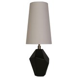 Searchlight EU88250BK - Stona lampa APEX 1xE27/60W/230V crna/siva | Eponuda.com