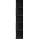  Kutne police Crni hrast 33 x 33 x 164,5 cm Konstruirano drvo | shoptok.hr