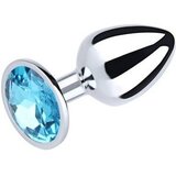 Metalni analni plug | PLavi cirkon veličina S Cene