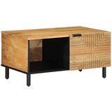 vidaXL Stol za kavu smeđi 80x50x40 cm Puno drvo Mango Cijene