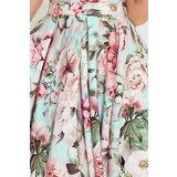 Numoco Dress with a longer back, neckline and belt | ePonuda.com