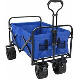  Preklopna kolica Plava 89 x 63 x 96 cm Čelik i Oxford poliester | shoptok.hr