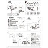 GNC Zidni nosač PSW866AT 32”-55” 400×400 full motion max 30kg | Eponuda.ba