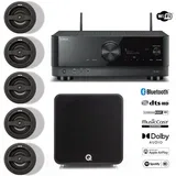 set 2: av sprejemnik yamaha RX-V4A, 5 x vgradni zvočnik, subwoofer - - audio-kondric