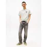 Tommy Jeans Majica mornarsko plava / pastelno zelena / crvena / bijela | shoptok.hr