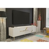 Hanah home tv polica Dekolp5 white gold