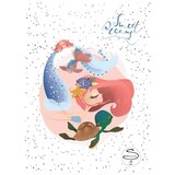 STREET Zvezek Mermaid A4 karo 5mm | Shoptok.si