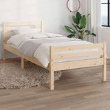  Posteljni okvir iz trdnega lesa 90x200 cm, (20647349) | Shoptok.si