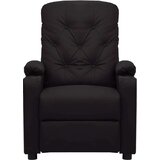  Stol s funkcijo vstajanja črno umetno usnje, (20934731) | Shoptok.si