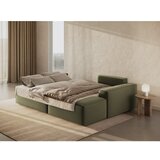Micadoni Zelena raztegljiva kotna sedežna garnitura iz tkanine bouclé (desni kot) Jodie – Home | Shoptok.si