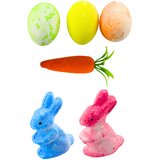  Easter Decorations In Basket Bunnies Eggs Carrot 6pcs | shoptok.hr