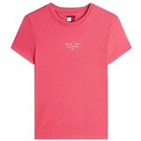 Tommy Jeans Majice s kratkimi rokavi TJW SLIM ESS LOGO 1 TEE Rožnata Cene