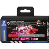 Staedtler vlaknasto pisalo s pigmentnim čopičem, rdeče in rožnato,, (21655838) | Shoptok.si