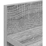  Vješalica za kapute na zidu Zidne Siva Sonoma 60 x 10,5 x 18 cm | Shoptok.si