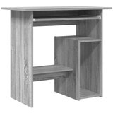 Maison Chic Pisalna miza - pisarniška miza - Računalniška miza siva sonoma 80x45x74 cm konstruiran les, (21785648) | Shoptok.si