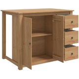  Kuhinjski kolica PANAMA 2 pcs Medeni vosak 112 x 77 x 90 cm | Eponuda.com